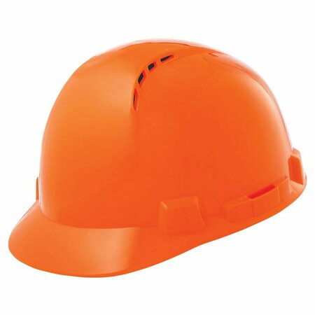 LIFT BRIGGS Short Brim Vented Hard Hat Orange HBSC-7O